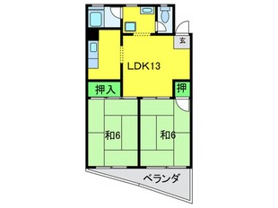 辻野マンションの物件間取画像